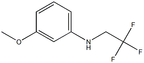 3-methoxy-N-(2,2,2-trifluoroethyl)aniline Structure