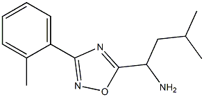 3-methyl-1-[3-(2-methylphenyl)-1,2,4-oxadiazol-5-yl]butan-1-amine 구조식 이미지