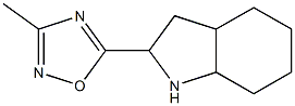 3-methyl-5-(octahydro-1H-indol-2-yl)-1,2,4-oxadiazole Structure