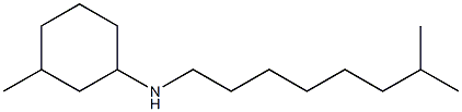 3-methyl-N-(7-methyloctyl)cyclohexan-1-amine 구조식 이미지