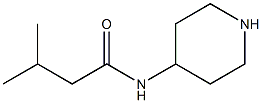 3-methyl-N-piperidin-4-ylbutanamide 구조식 이미지