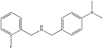 4-({[(2-fluorophenyl)methyl]amino}methyl)-N,N-dimethylaniline 구조식 이미지