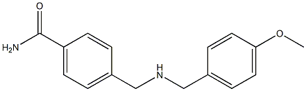 4-({[(4-methoxyphenyl)methyl]amino}methyl)benzamide Structure