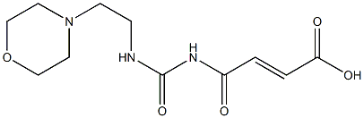 4-({[2-(morpholin-4-yl)ethyl]carbamoyl}amino)-4-oxobut-2-enoic acid 구조식 이미지