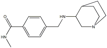 4-({1-azabicyclo[2.2.2]octan-3-ylamino}methyl)-N-methylbenzamide 구조식 이미지