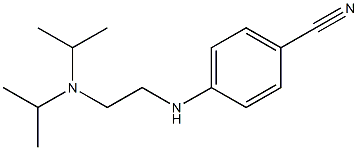 4-({2-[bis(propan-2-yl)amino]ethyl}amino)benzonitrile 구조식 이미지