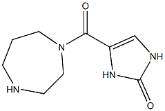 4-(1,4-diazepan-1-ylcarbonyl)-2,3-dihydro-1H-imidazol-2-one 구조식 이미지
