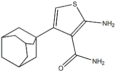 4-(1-adamantyl)-2-aminothiophene-3-carboxamide Structure