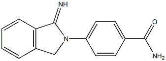 4-(1-imino-2,3-dihydro-1H-isoindol-2-yl)benzamide 구조식 이미지