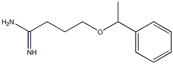 4-(1-phenylethoxy)butanimidamide 구조식 이미지