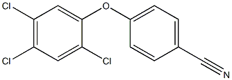 4-(2,4,5-trichlorophenoxy)benzonitrile Structure