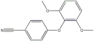 4-(2,6-dimethoxyphenoxy)benzonitrile Structure