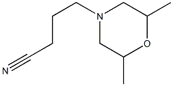 4-(2,6-dimethylmorpholin-4-yl)butanenitrile 구조식 이미지