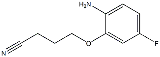 4-(2-amino-5-fluorophenoxy)butanenitrile 구조식 이미지