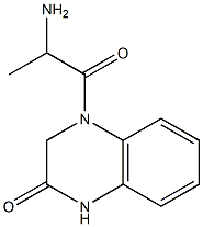 4-(2-aminopropanoyl)-1,2,3,4-tetrahydroquinoxalin-2-one Structure
