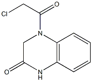 4-(2-chloroacetyl)-1,2,3,4-tetrahydroquinoxalin-2-one 구조식 이미지