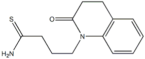 4-(2-oxo-3,4-dihydroquinolin-1(2H)-yl)butanethioamide 구조식 이미지