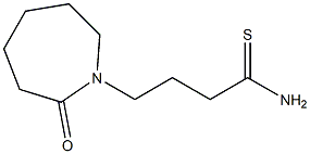 4-(2-oxoazepan-1-yl)butanethioamide Structure