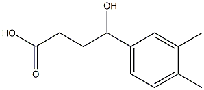 4-(3,4-dimethylphenyl)-4-hydroxybutanoic acid Structure