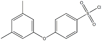 4-(3,5-dimethylphenoxy)benzene-1-sulfonyl chloride Structure
