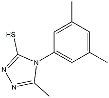 4-(3,5-dimethylphenyl)-5-methyl-4H-1,2,4-triazole-3-thiol Structure