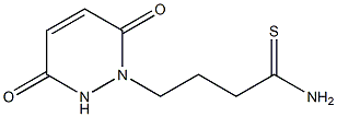 4-(3,6-dioxo-3,6-dihydropyridazin-1(2H)-yl)butanethioamide 구조식 이미지