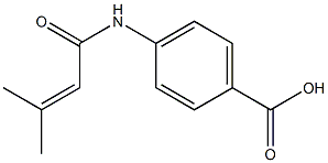 4-(3-methylbut-2-enamido)benzoic acid Structure