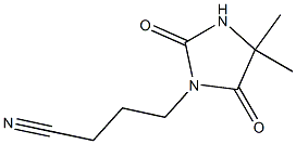 4-(4,4-dimethyl-2,5-dioxoimidazolidin-1-yl)butanenitrile Structure