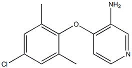 4-(4-chloro-2,6-dimethylphenoxy)pyridin-3-amine Structure