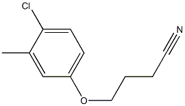 4-(4-chloro-3-methylphenoxy)butanenitrile Structure