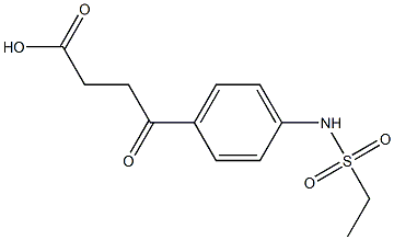 4-(4-ethanesulfonamidophenyl)-4-oxobutanoic acid 구조식 이미지