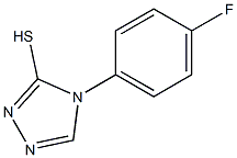 4-(4-fluorophenyl)-4H-1,2,4-triazole-3-thiol Structure