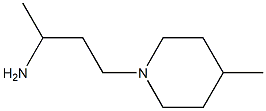 4-(4-methylpiperidin-1-yl)butan-2-amine Structure