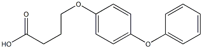 4-(4-phenoxyphenoxy)butanoic acid 구조식 이미지