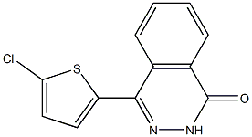 4-(5-chlorothiophen-2-yl)-1,2-dihydrophthalazin-1-one Structure