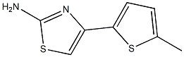 4-(5-methylthiophen-2-yl)-1,3-thiazol-2-amine Structure