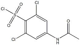 4-(acetylamino)-2,6-dichlorobenzenesulfonyl chloride 구조식 이미지