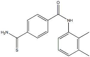 4-(aminocarbonothioyl)-N-(2,3-dimethylphenyl)benzamide 구조식 이미지