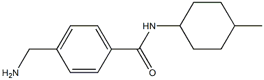 4-(aminomethyl)-N-(4-methylcyclohexyl)benzamide Structure
