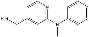 4-(aminomethyl)-N-methyl-N-phenylpyridin-2-amine Structure