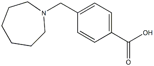 4-(azepan-1-ylmethyl)benzoic acid 구조식 이미지