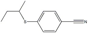 4-(butan-2-ylsulfanyl)benzonitrile Structure