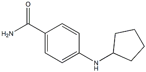 4-(cyclopentylamino)benzamide Structure