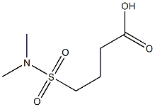 4-(dimethylsulfamoyl)butanoic acid 구조식 이미지