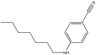 4-(heptylamino)benzonitrile 구조식 이미지