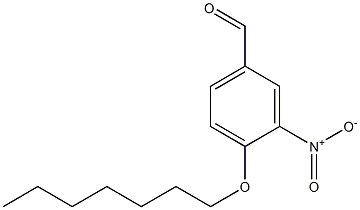 4-(heptyloxy)-3-nitrobenzaldehyde Structure