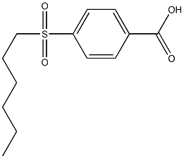 4-(hexane-1-sulfonyl)benzoic acid 구조식 이미지