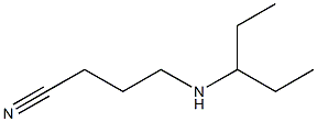 4-(pentan-3-ylamino)butanenitrile 구조식 이미지