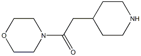 4-(piperidin-4-ylacetyl)morpholine 구조식 이미지