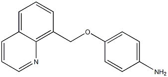 4-(quinolin-8-ylmethoxy)aniline 구조식 이미지